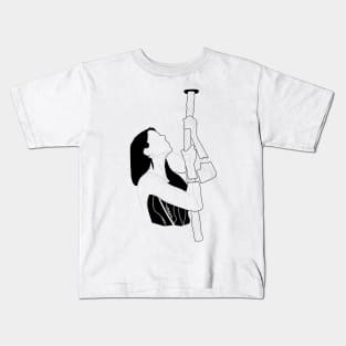 Black & white Elegant Art 13 Kids T-Shirt